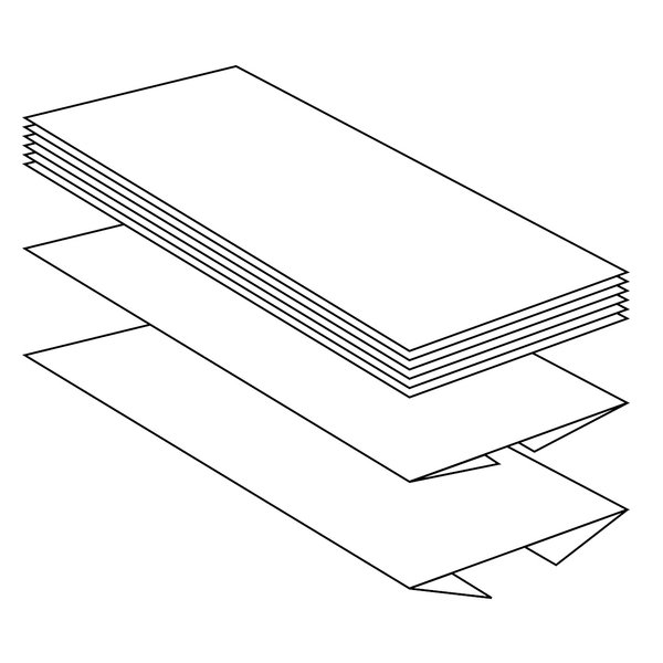 Handdoekdispenser papier  CNS | Wandmontage | 285x100x370(h)mm