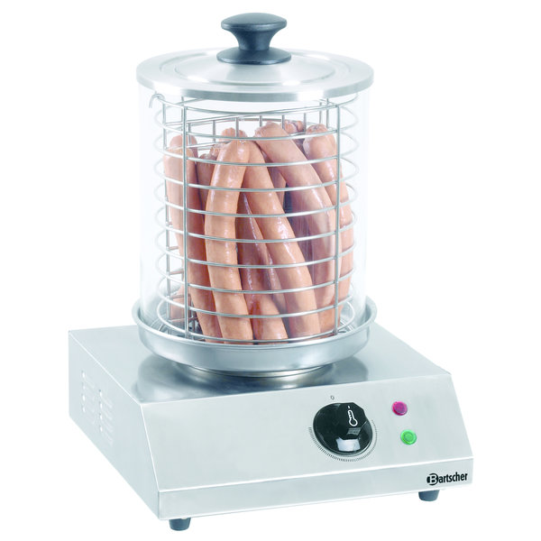 Hotdogkoker | Hoekig | Elektrisch | 230V | 280x280x355(h)mm
