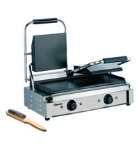 Bartscher Contactgrill 3600 2G | Glad | 3.6 kW | Grillplaten Gietijzer/Geëmailleerd | 570x395x210(h)mm