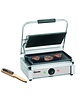 Bartscher Contact/Paninigrill 1GR  | Geribbeld/Glad | 2.2kW | Grillplaten Gietijzer/Geëmailleerd | 410x400x200(h)mm 