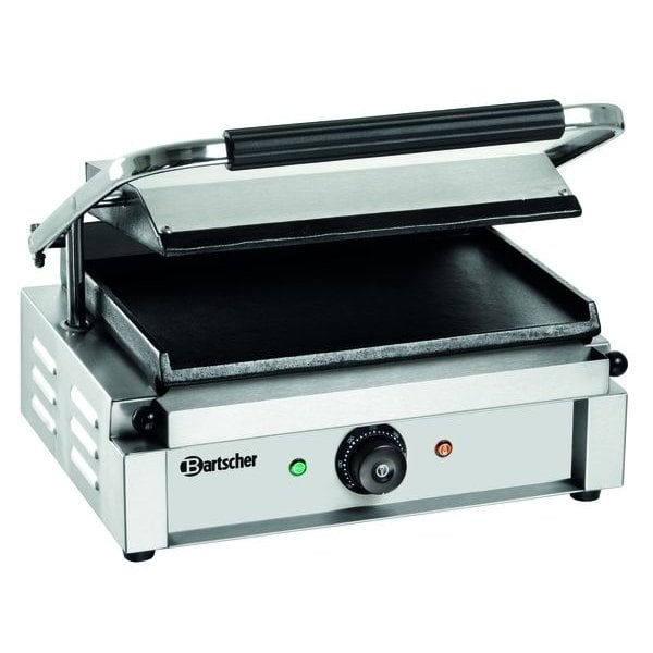 Contact/Paninigrill 1G | Glad | 2.2kW | Grillplaten Gietijzer/Geëmailleerd | 410x400x200(h)mm