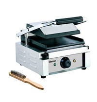 Bartscher Contactgrill 1800 1G glad | 1,8 kW/h | Grillplaat gietijzer/geëmailleerd | 290x395x210(h)mm Bartscher Contactgrill 1800 1G glad | 1,8 kW/h | Grillplaat gietijzer/geëmailleerd | 290x395x210(h)mm