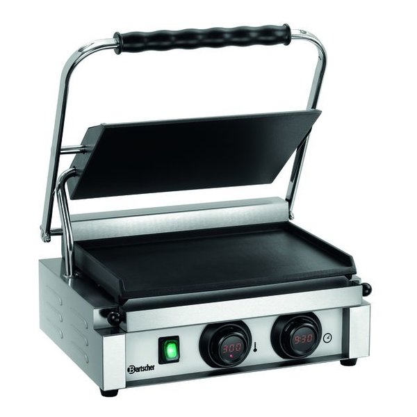 Contact/Paninigrill MDI 1G | Glad | 2.2kW | Grillplaten Gietijzer/Geëmailleerd | 410x400x200(h)mm