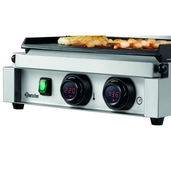 Contact/Paninigrill MDI 1G | Glad | 2.2kW | Grillplaten Gietijzer/Geëmailleerd | 410x400x200(h)mm