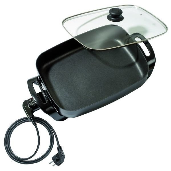 Multipan | Rechthoekig | Zwart | 7.5L | 1.5kW | 490x310x195(h)mm
