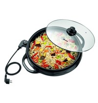 Bartscher Multibraadpan rond zwart 7L | 1,5 kW/h | 500x470x190(h)mm Bartscher Multibraadpan rond zwart 7L | 1,5 kW/h | 500x470x190(h)mm