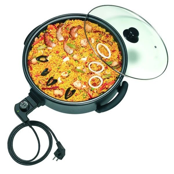 Multipan Grande | Zwart | 8L | 1.5kW | 510x495x200(h)mm