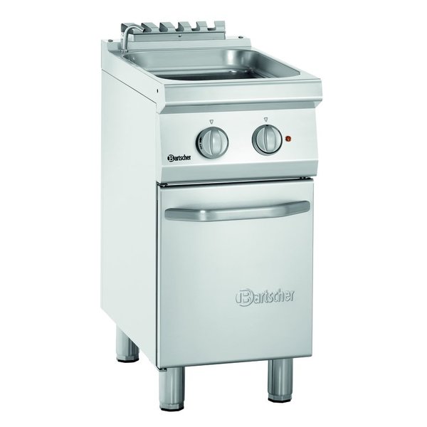 Pastakoker elektrisch op onderstel 24L | Ingebouwde aftapkraan | 7kW | 400x700x850(h)mm