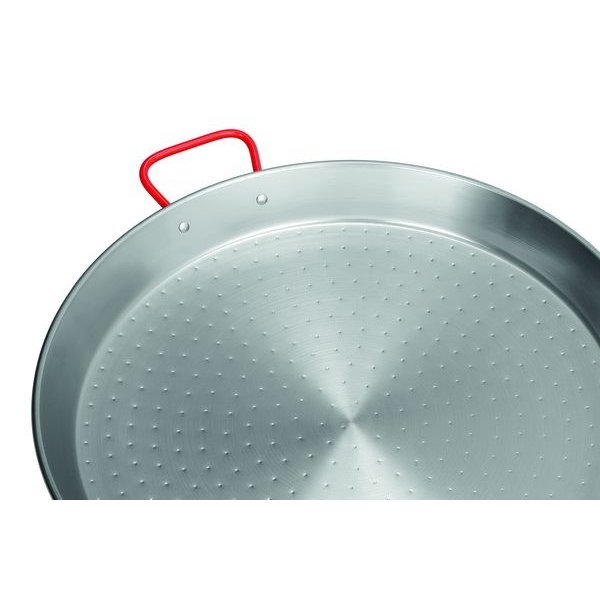 Paella-pan staal/gepolijst STP460 | 655x465x50(h)mm