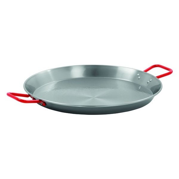 Paella-pan staal/gepolijst STP460 | 655x465x50(h)mm