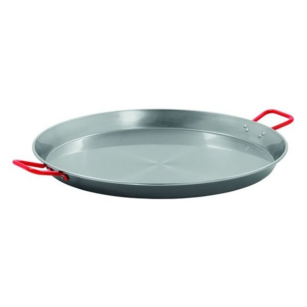 Paellepan staal/gepolijst  STP700 | 890x710x65(h)mm
