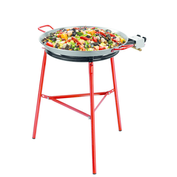Paellepan staal/gepolijst  STP700 | 890x710x65(h)mm