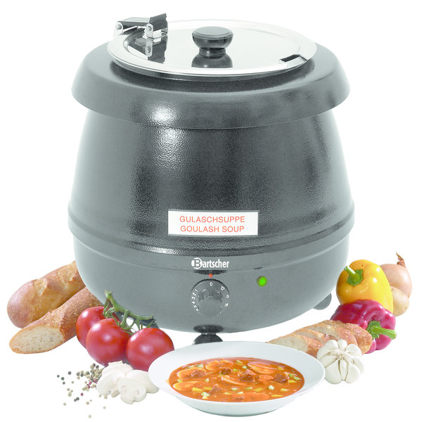Soepketel | Zwart | 9L | 230V | 345x345x360(h)mm