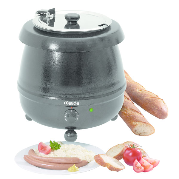 Soepketel | Zwart | 9L | 230V | 345x345x360(h)mm