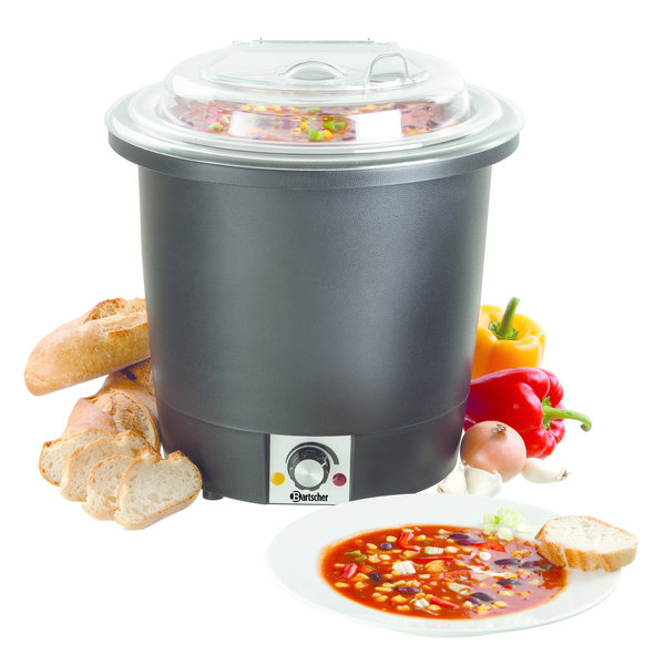 Soepketel | Zwart | 10L | 230V | 330x330x380(h)mm