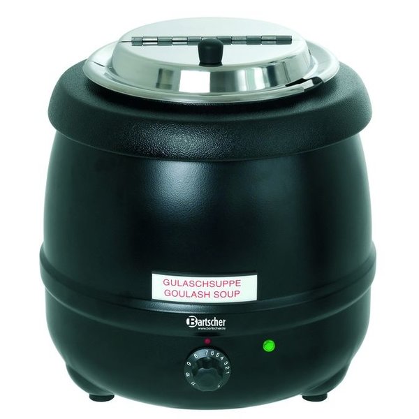 Soepketel | Zwart | 9L | 230V | 360x330x370(h)mm