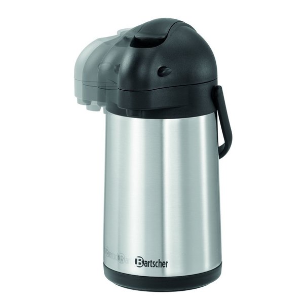 Pompkan geïsoleerd zilver/zwart | 1,9 liter | 150x200x335(h)mm