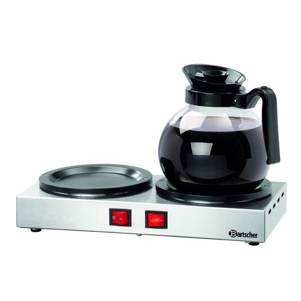 Kanwarmer WP-K200 | 2 Warmhoud Platen Ø120mm | 230V | 358x210x70(h)mm