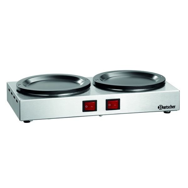 Kanwarmer WP-K200 | 2 Warmhoud Platen Ø120mm | 230V | 358x210x70(h)mm