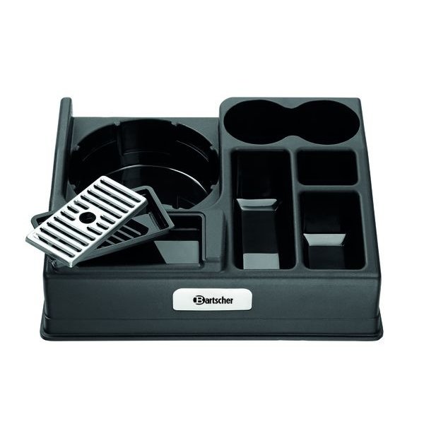 Koffiestation kunststof  1190 | 5 vakken | 440x340x145(h)mm