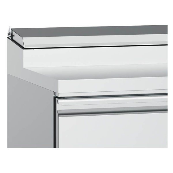 Saladette RVS 392L | 3 deurs | 8x 1/6 GN | Statisch | 1365x700x970(h)mm