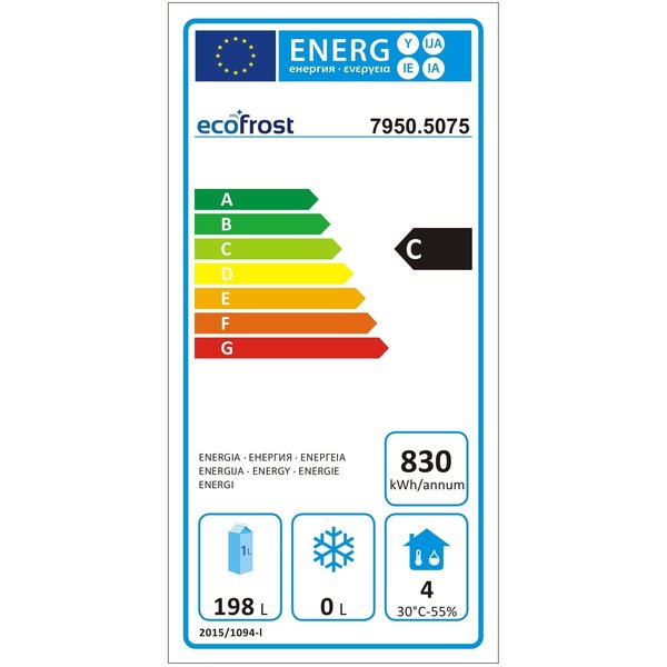 Koelwerkbank | 220L | 4 Laden | +2°C/+8°C | Statisch + Ventilator | 900x700x876(h)mm
