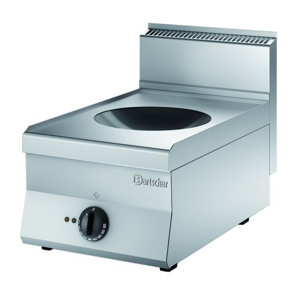 Inductiewok elektrisch | 1 brander | 5kW | 400x650x295(h)mm