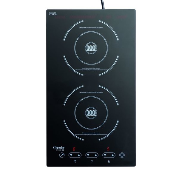 Inductiekookplaat | Elektrisch | IK 30S-EB | 2 Kookpitten | 3kW | 290x510x83(h)mm