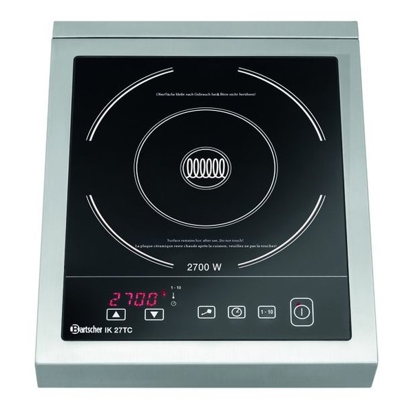 Inductiekookplaat | Elektrisch | IK 27TC | 2.7kW | Kookplaat Glas | 340x425x75(h)mm