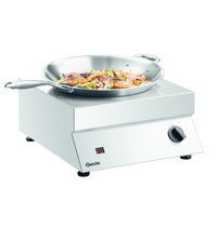 Bartscher Inductie wok 30/293 | 3 kW/h | Wok plaat glaskeramiek | 400x455x180(h)mm Bartscher Inductie wok 30/293 | 3 kW/h | Wok plaat glaskeramiek | 400x455x180(h)mm