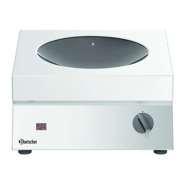 Inductiewok 30/293 | 3kW | Wokplaat Glaskeramiek | 400x455x180(h)mm