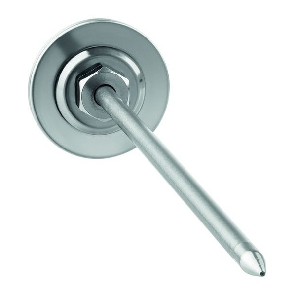 Thermometer A1020 KTP RVS/Kunststof | Incl. beschermingskap | 27x27x140(h)mm