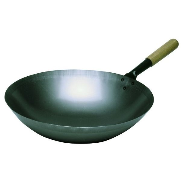 Wokpan staal Ø 360mm | 5 liter | 560x360x95(h)mm