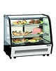 Bartscher Koelvitrine | 120L | Zwart/RVS | +2°C/+12°C | 3 Schappen | 710x575x685(h)mm 