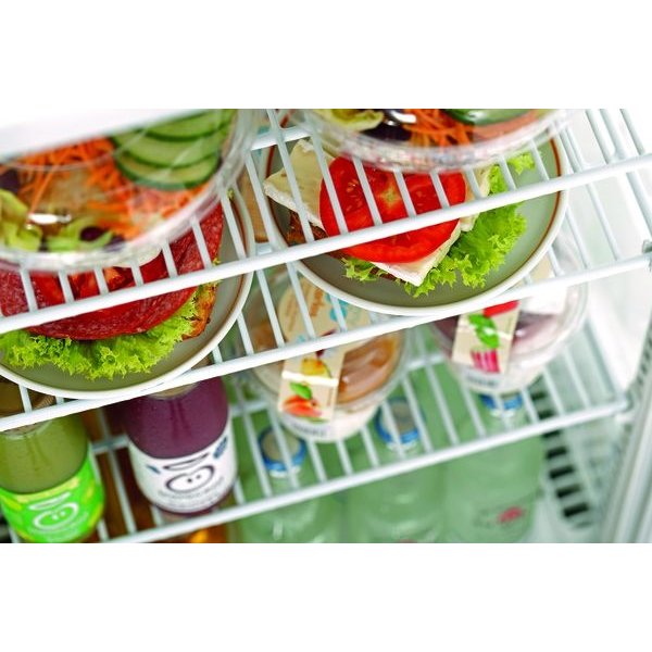 Koelvitrine | 78L | Wit | +2°C/+12°C | 4 Niveaus | 435x385x960(h)mm