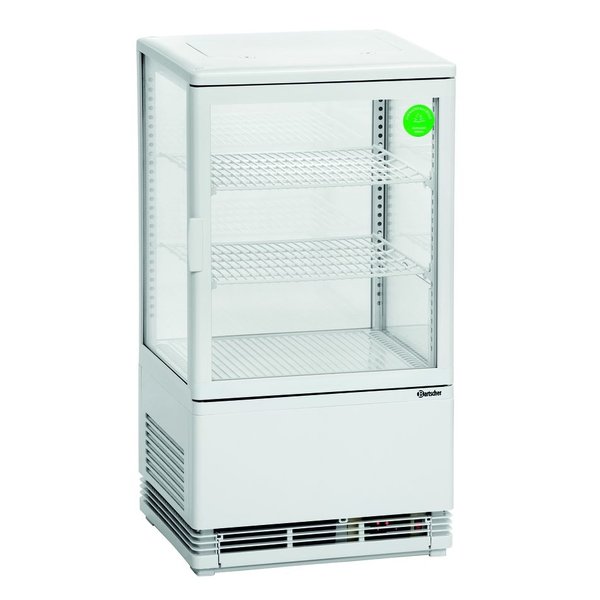 Koelvitrine | 58L | Wit | +2°C/+12°C | 3 Niveaus | 435x385x805(h)mm