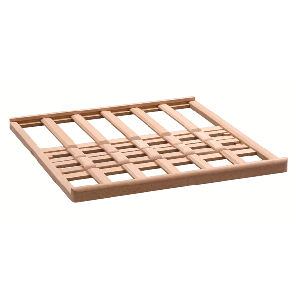 Wijnpresentator hout  2Z | Cap. 6 flessen | 505x534x33(h)mm