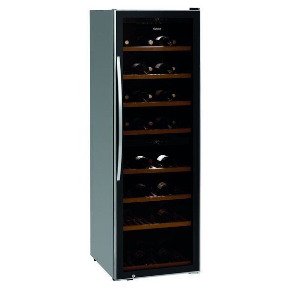 Wijnkoelkast 2Z | 453L | 80 Flessen Boven | 100 Flessen Onder | 230V | 600x750x1860(h)mm