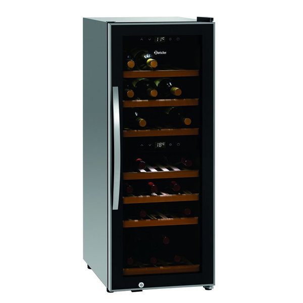 Wijnkoelkast 2Z | 113L | 15 Flessen Boven | 23 Flessen Onder | 230V | 396x580x1030(h)mm