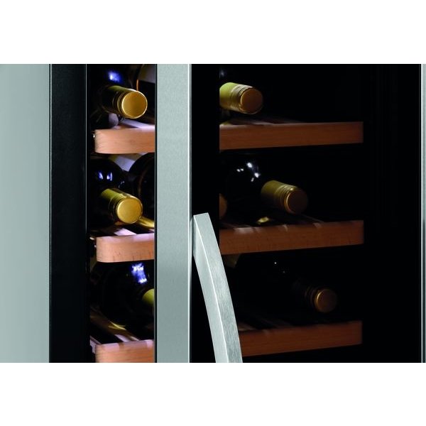 Wijnkoelkast 2Z | 113L | 15 Flessen Boven | 23 Flessen Onder | 230V | 396x580x1030(h)mm