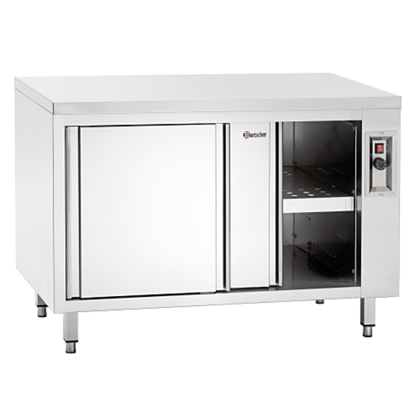 Warmhoudkast | RVS | 2 Schuifdeuren | 2kW | 1400x700x850(h)mm