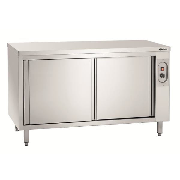 Warmhoudkast | RVS | 2 Schuifdeuren | 2kW | 1400x700x850(h)mm