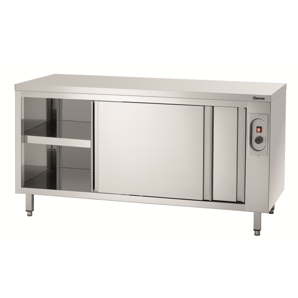 Warmhoudkast | RVS | 2 Schuifdeuren | 2kW | 1600x700x850(h)mm