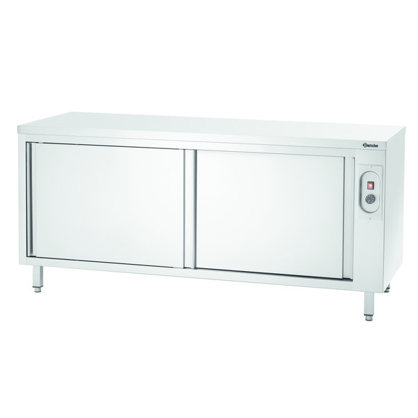 Warmhoudkast | RVS | 2 Schuifdeuren | 2kW | 1800x700x850(h)mm