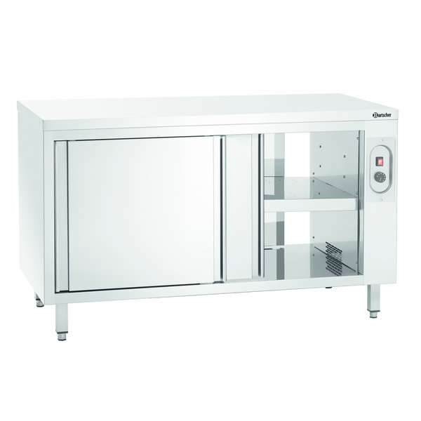 Warmhoudkast | RVS | 4 Schuifdeuren | 2kW | 1400x700x850(h)mm