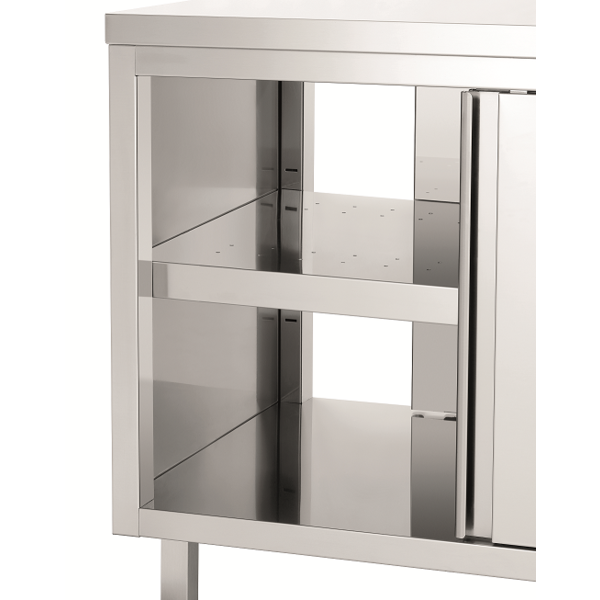 Warmhoudkast | RVS | 4 Schuifdeuren | 2kW | 1400x700x850(h)mm