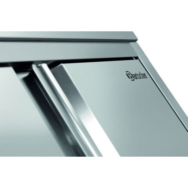 Servieskast RVS 2 deuren | 3 tussenschappen verstelbaar | 1000x700x2000(h)mm