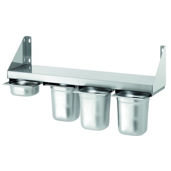 Kruidenschap RVS | 4x 1/6 GN | 800x200x150(h)mm