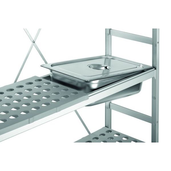 Stellingsysteem kit 4 | 4 schappen | 1/3-1/2-2/3-1/1 GN | 1140x355x1790(h)mm