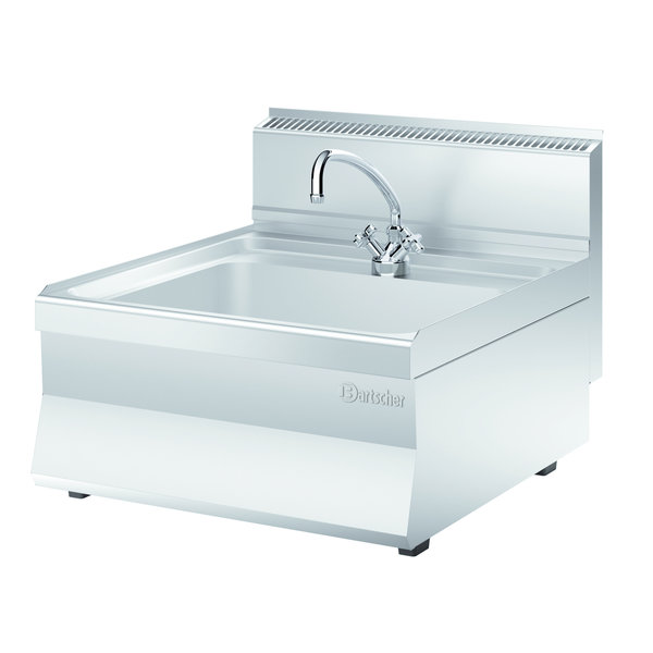 Spoelbak 650 CNS | 1/2 kraan | 600x650x295(h)mm